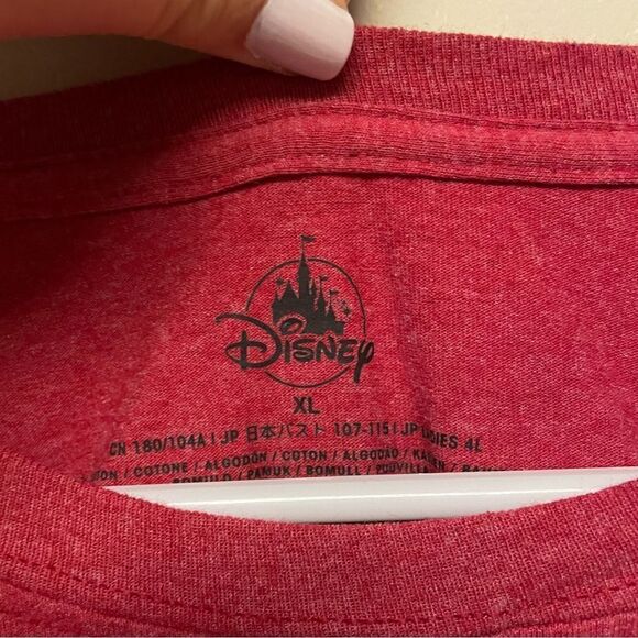 Disney Minnie Mouse Short Sleeve Red Christmas T Shirt Size XL - Picture 3 of 4